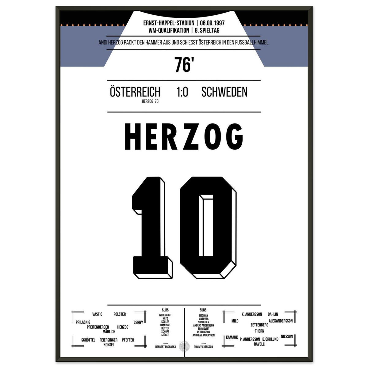 Andi Herzog's Hammer bringt das Ernst-Happel-Stadion zum beben