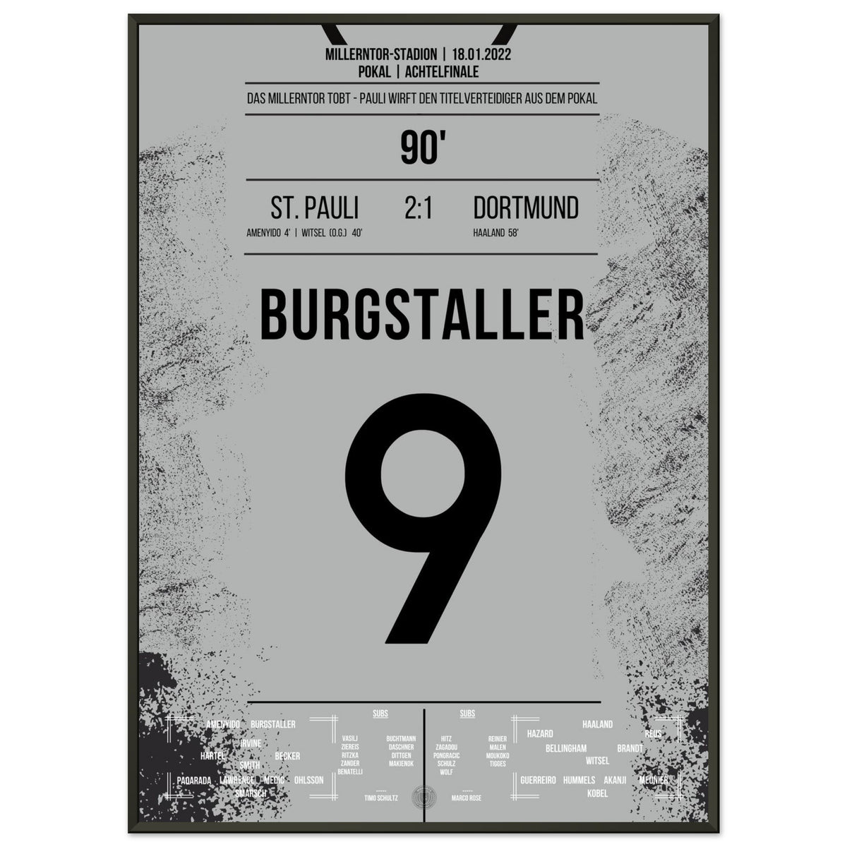 Wild cup night in the district! St. Pauli knocks the defending champion Dortmund out of the cup.