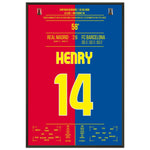 Barcelona's Machtdemonstration im Bernabéu in 2009 | Henry's Doppelpack 60x90-cm-24x36-Premium-Semi-Glossy-Paper-Metal-Fra