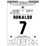 Cristiano Ronaldo's 5 Tore-Show gegen Granada in 2015 A4-21x29.7-cm-8x12-Ohne-Rahmen