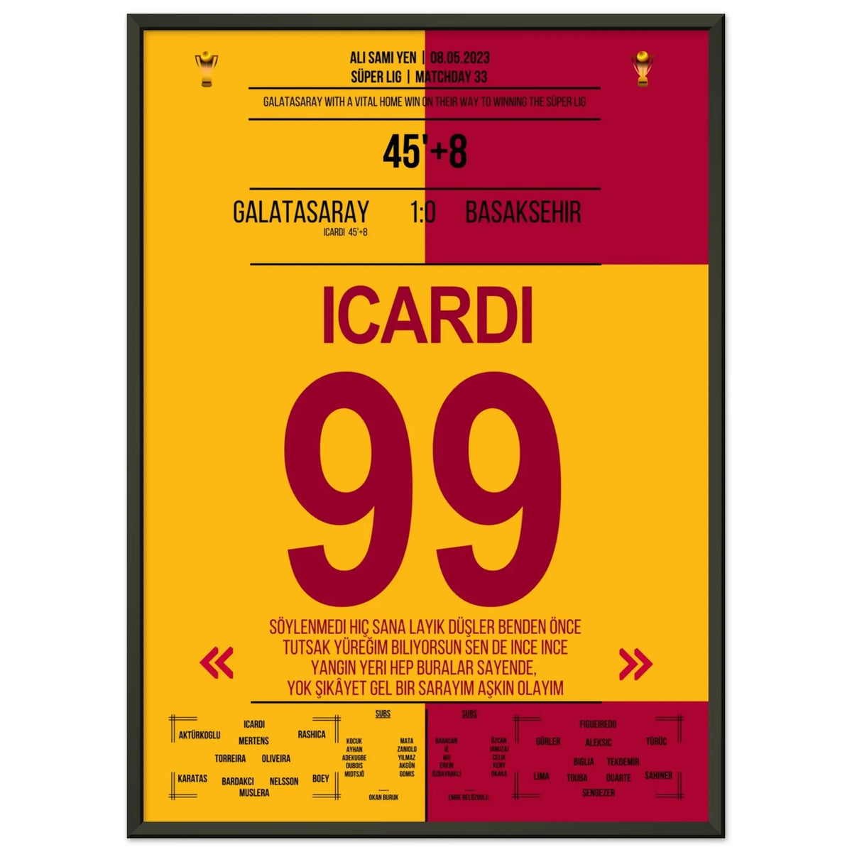 Icardi lleva al Galatasaray a la victoria contra Basaksehir
