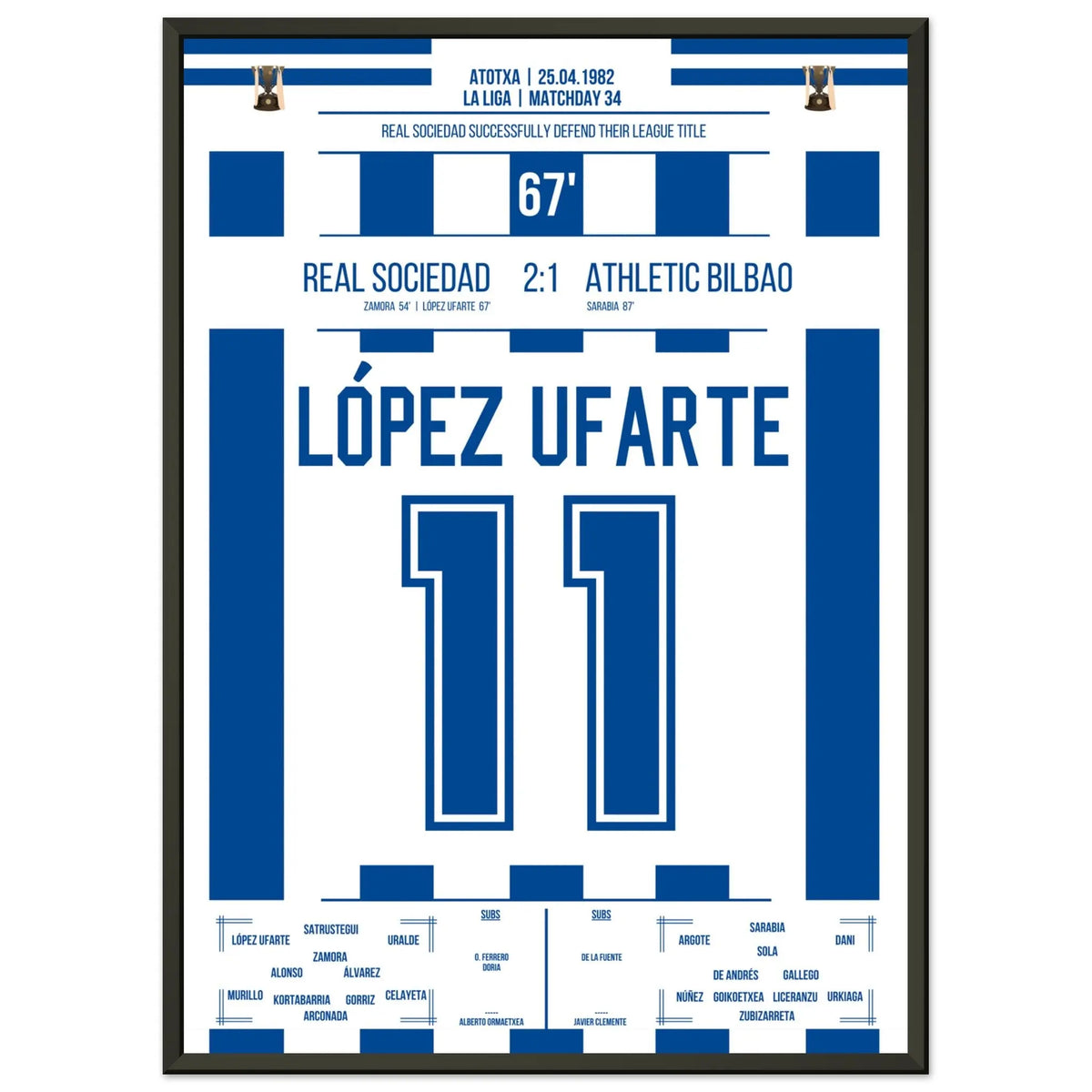 Il gol di López Ufarte per la difesa del titolo nel 1982