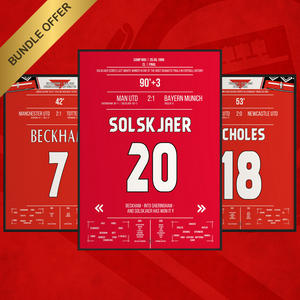 ManU 1999 Paquete de Triplete