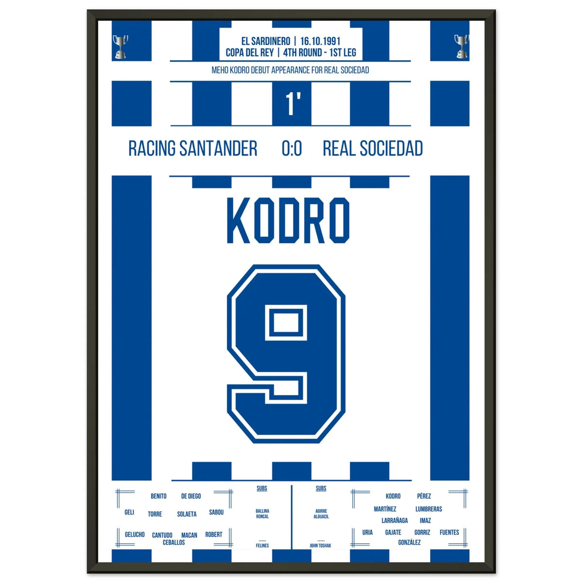 Meho Kodro debut for Real Sociedad