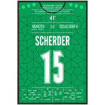 Münster's Rückkehr in die dritte Liga in 2023 60x90-cm-24x36-Schwarzer-Aluminiumrahmen