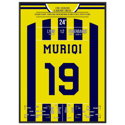 Fenerbahce torna in CL dopo 18 anni