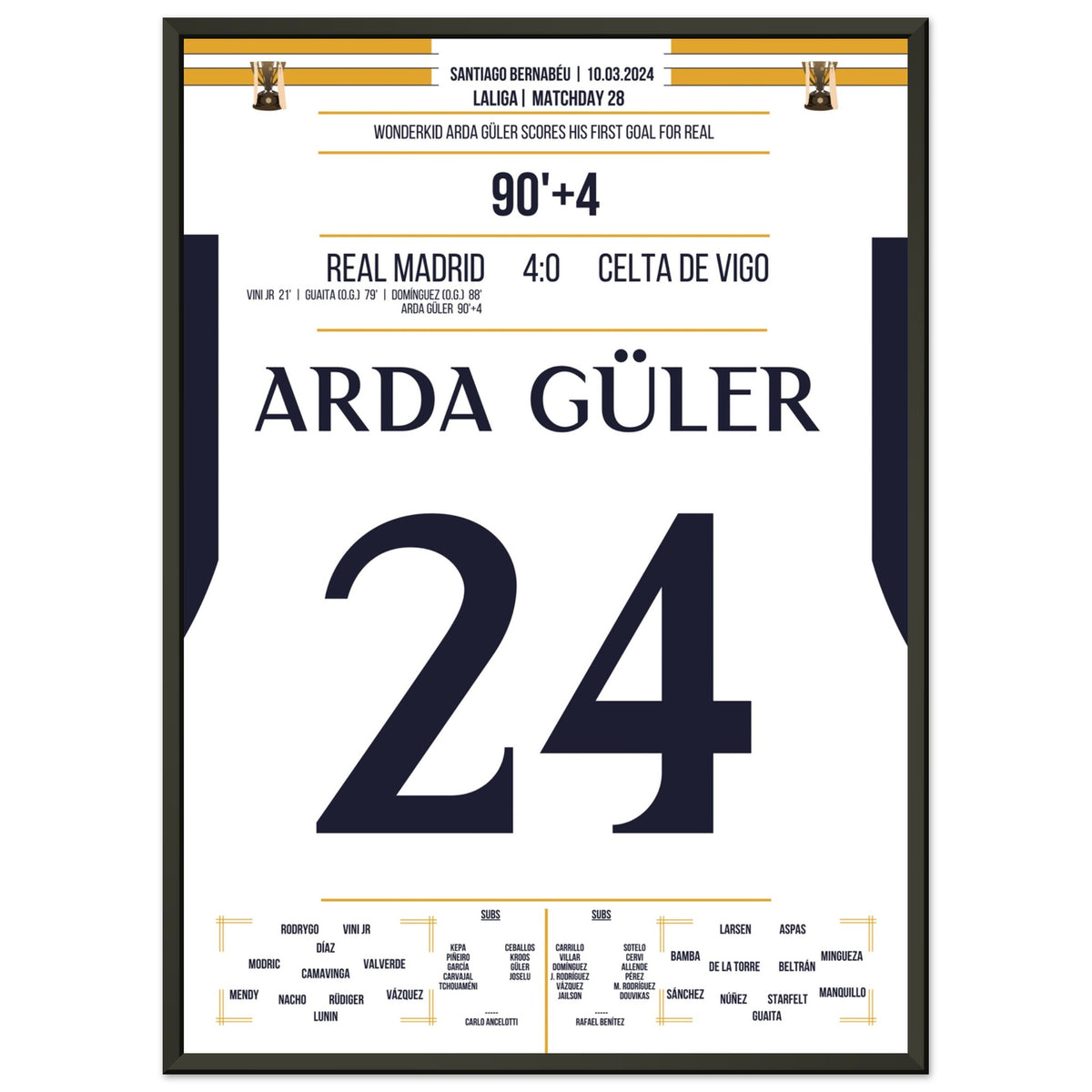 Arda Güler scores his first goal for Real Madrid