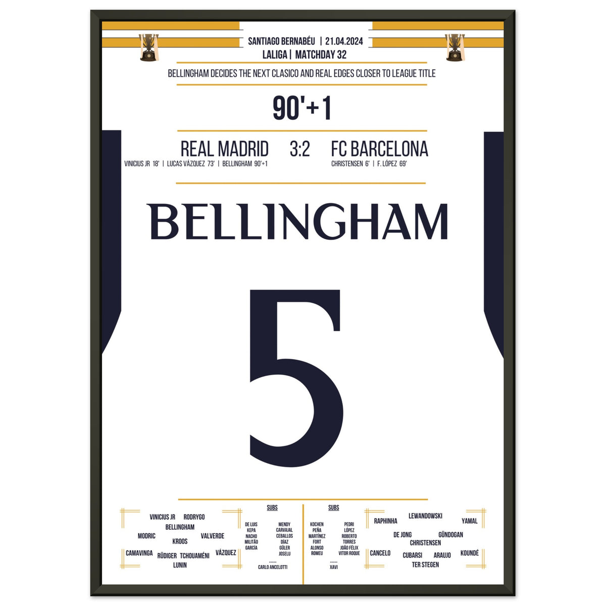 Bellingham decide il prossimo Clasico nel tempo di recupero!
