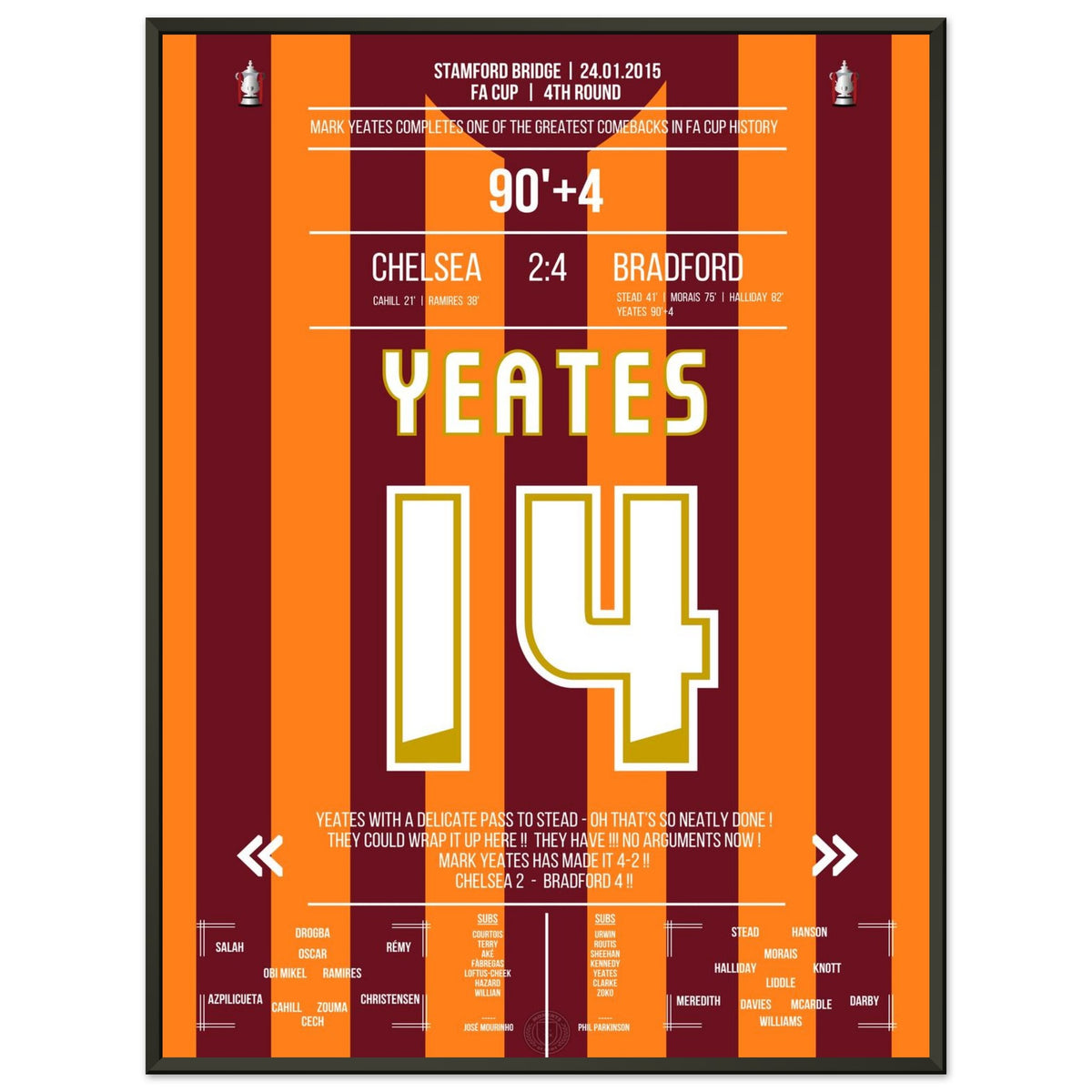 Bradford with one of the greatest comebacks in English Cup history