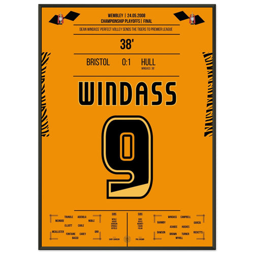 Windass marca para llevar a los Tigers a la Premier League en 2008.