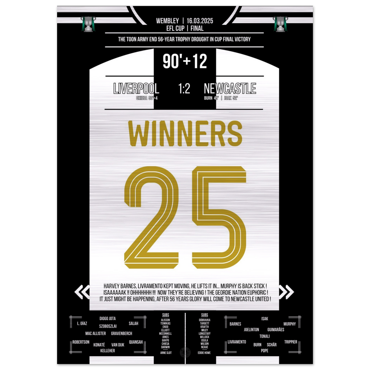 (Metal Print) First title after 56 years of waiting for the Magpies