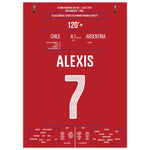 Alexis Sanchez Panenka-Penalty bei Chile's ersten Copa America Triumph 50x70-cm-20x28-Ohne-Rahmen