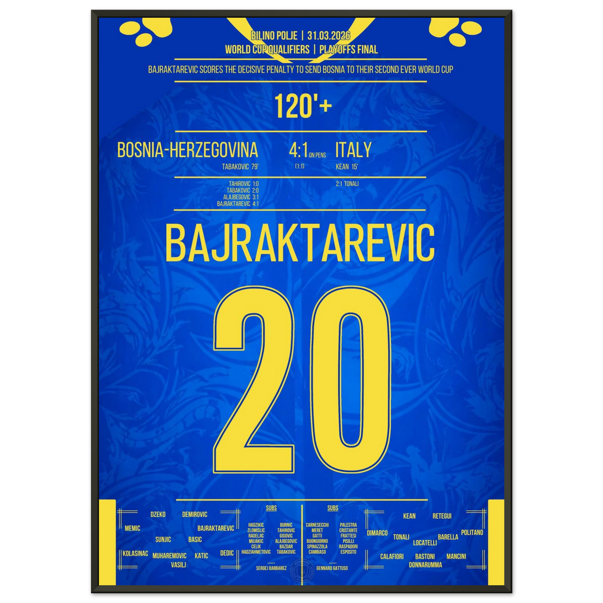 Party in Zenica! Bosnia is heading to the 2026 World Cup