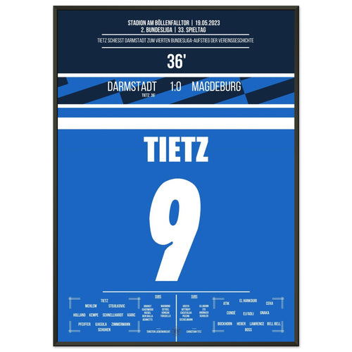 Darmstadt's return to the Bundesliga in 2023