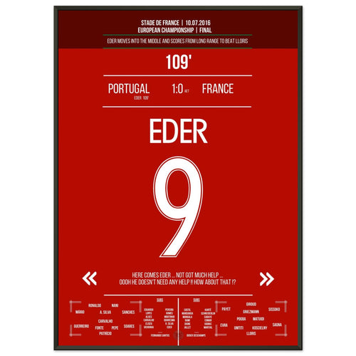 Eder schießt Portugal zum Europameistertitel