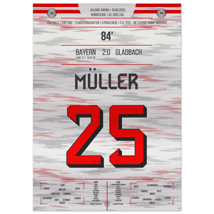 Müller - Una leyenda se despide – Metal Edition