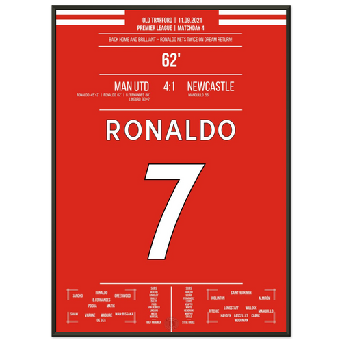 El rey ha vuelto – ¡Ronaldo anota un doblete en su regreso a Old Trafford!