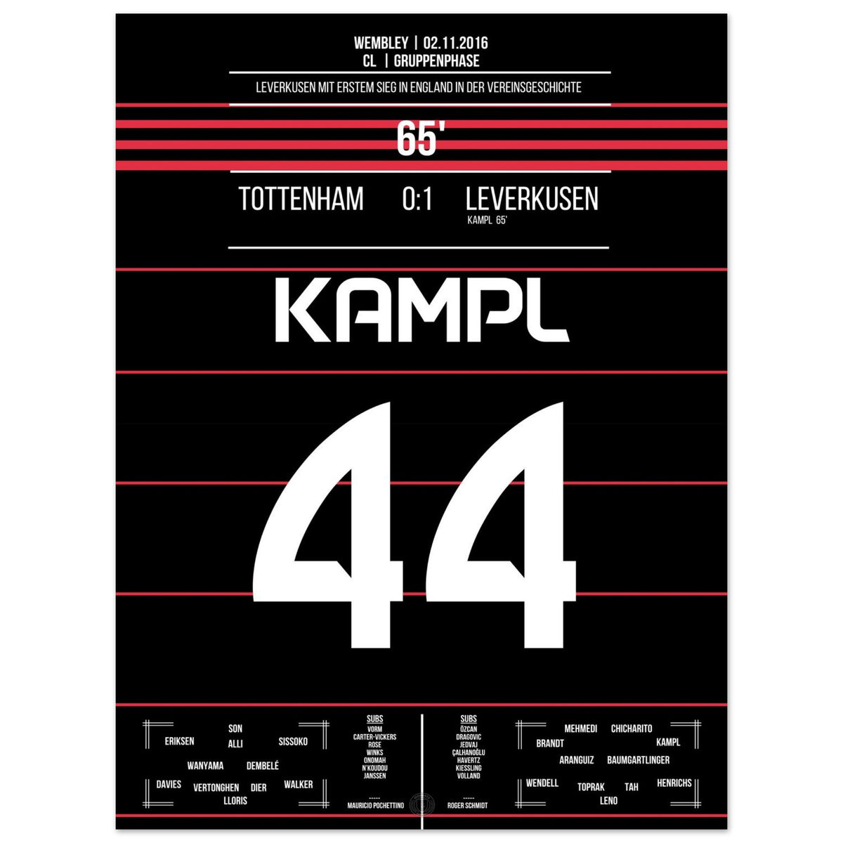 Kampl schiesst Leverkusen zum ersten Sieg auf englischem Boden