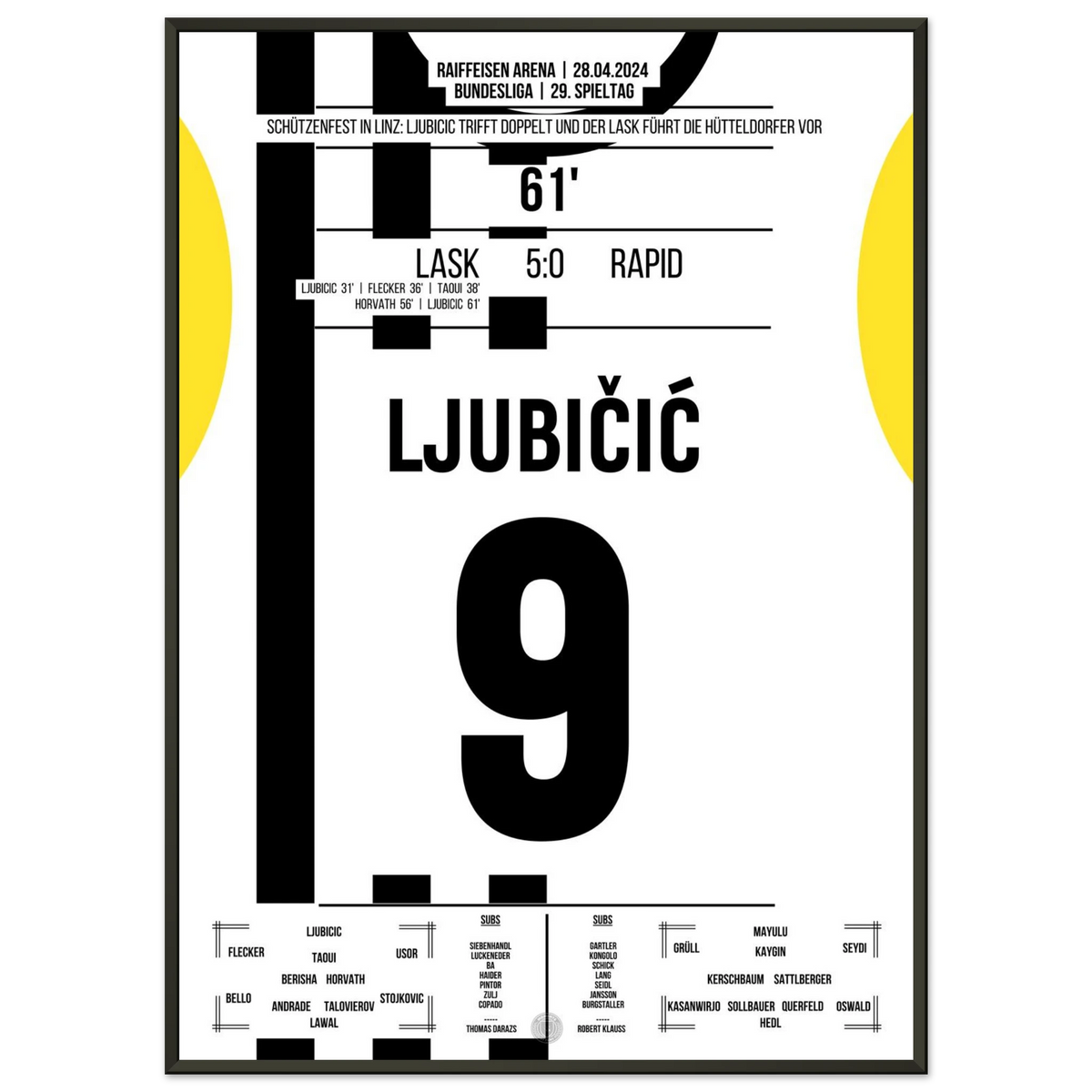 Ljubicic brace in 5-0 against Rapid