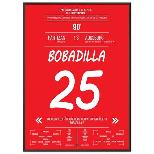 Augsburger Wunder - Bobadilla porta l'Augsburg agli ottavi di finale