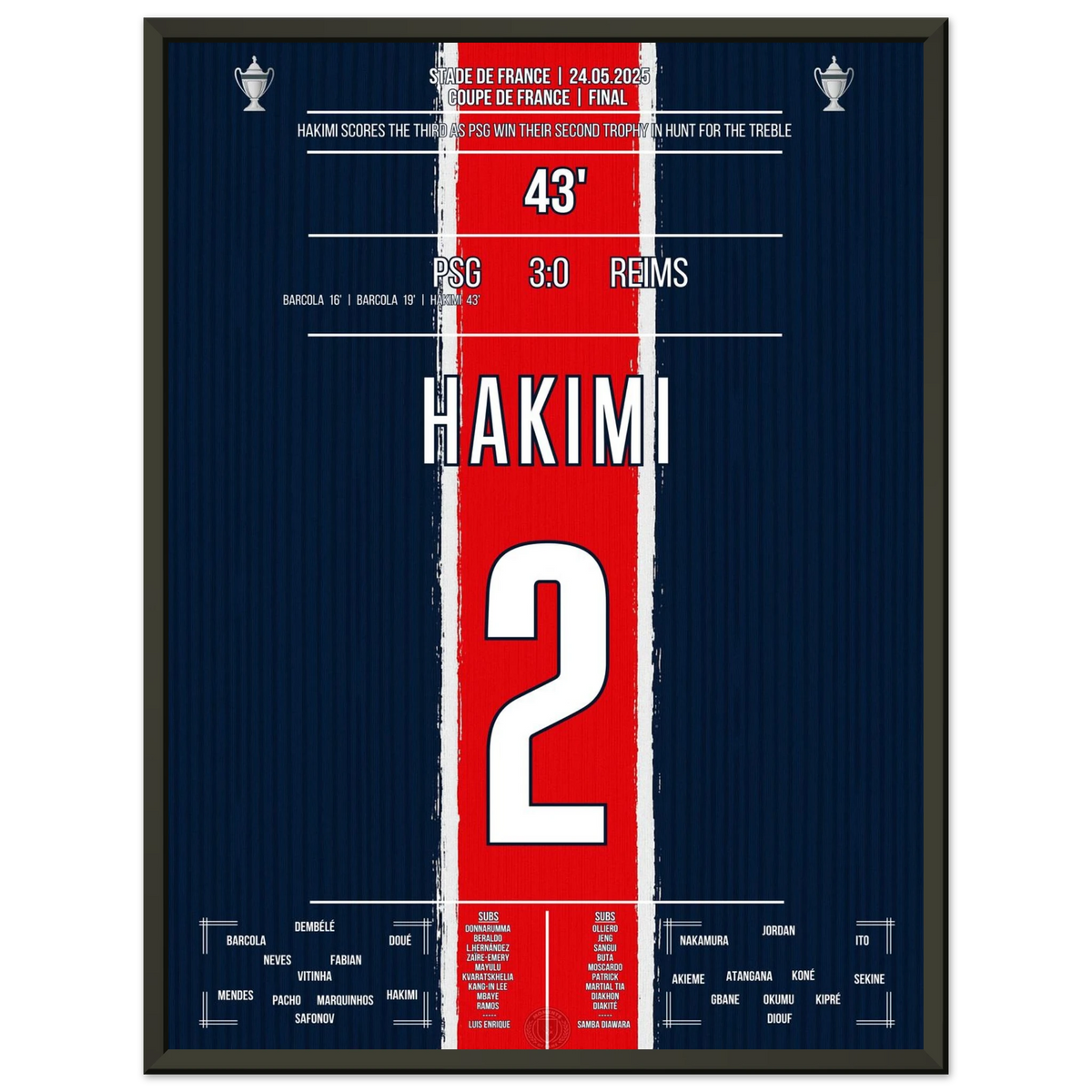 <tc>Hakimi marca y el PSG también gana la Copa de Francia.









</tc>