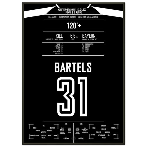 Bartels marca a Holstein para el triunfo en la copa contra <tc>Bayern</tc> 2021