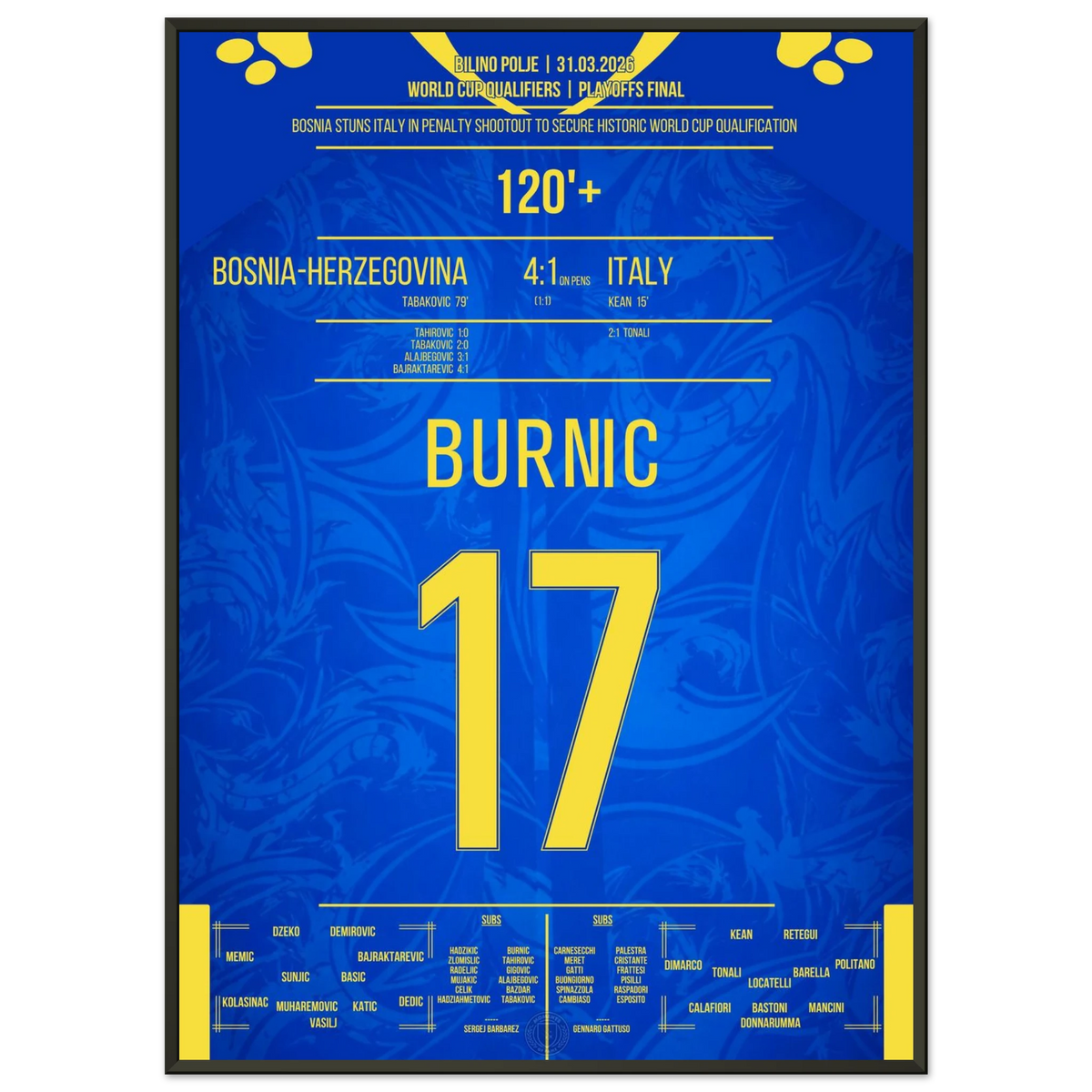 Party in Zenica! Bosnia is going to the 2026 World Cup - Burnic