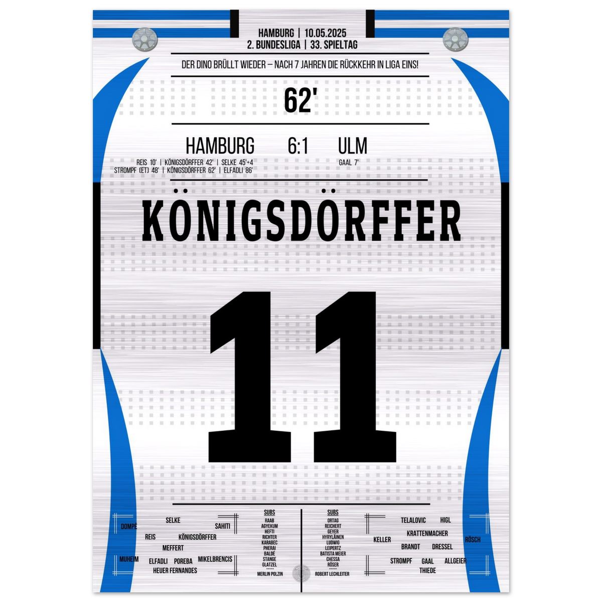 ¡Fiesta de ascenso de Hamburg! Regreso a la Bundesliga tras 7 años – Metal Edition