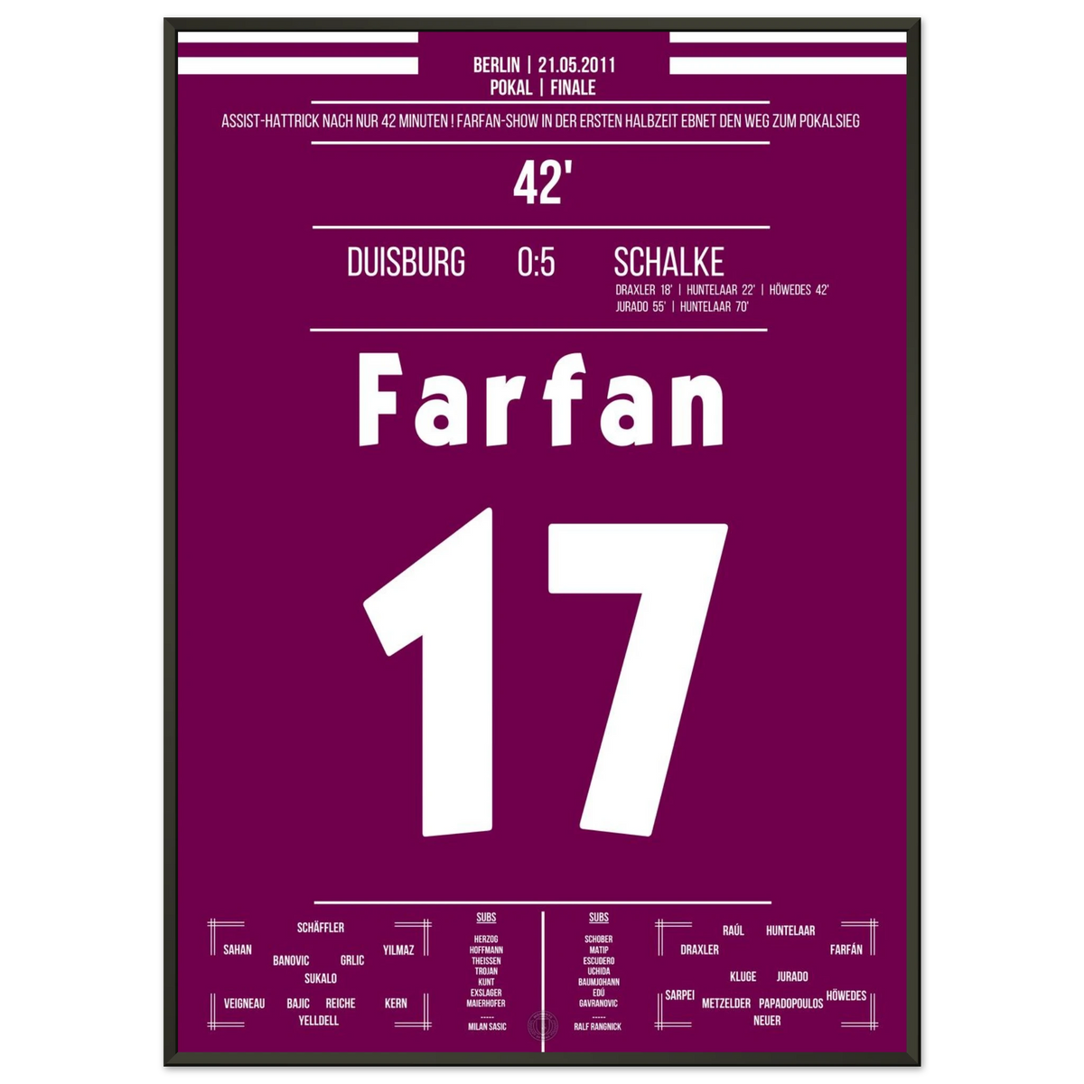 Farfan assist show in the 2011 cup final