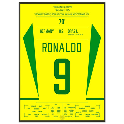 Ronaldo Il Fenomeno double pack for Brazil World Cup Final 2002 against Germany