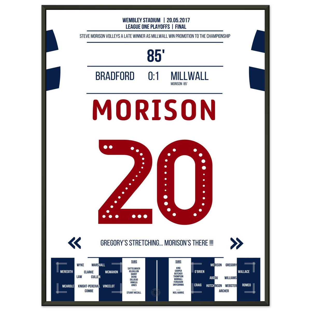 Morison llega tarde al ascenso a la Championship.