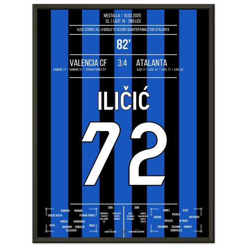 4 goles de Ilicic llevan a Atalanta a los cuartos de final 2020