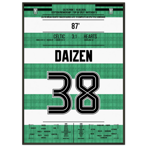 Hearts break at Celtic Park - Daizen Maeda shoots Celtic to the last-minute championship