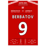 Berbatov-Hattrick versenkt die Reds im Derby 2010 60x90-cm-24x36-Ohne-Rahmen